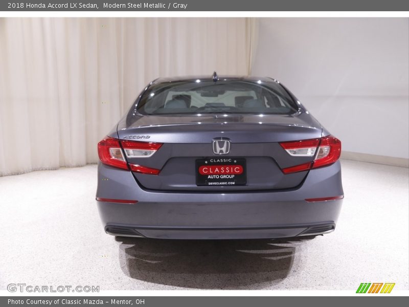 Modern Steel Metallic / Gray 2018 Honda Accord LX Sedan