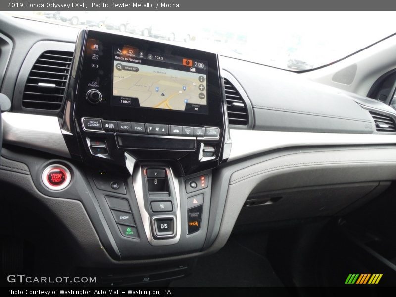 Pacific Pewter Metallic / Mocha 2019 Honda Odyssey EX-L