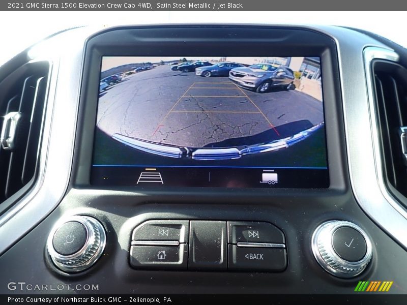 Satin Steel Metallic / Jet Black 2021 GMC Sierra 1500 Elevation Crew Cab 4WD