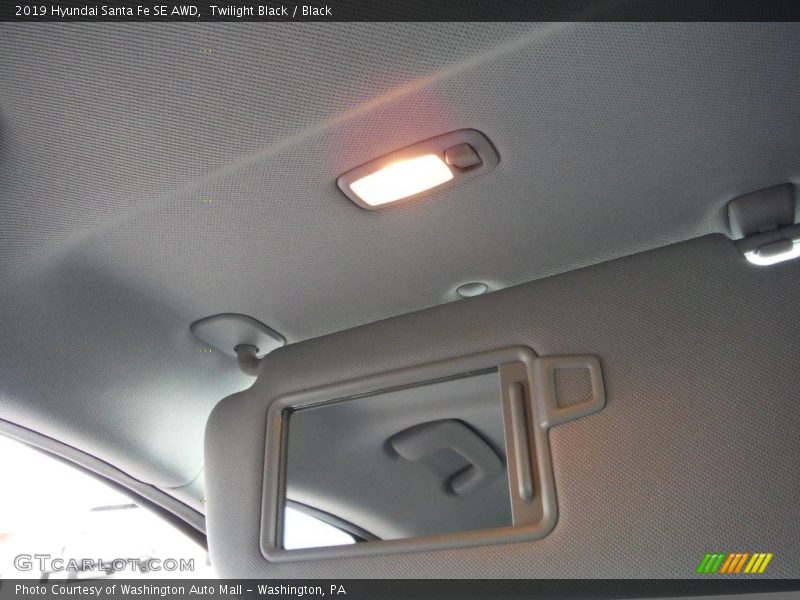 Twilight Black / Black 2019 Hyundai Santa Fe SE AWD