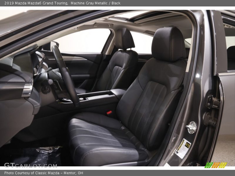 Machine Gray Metallic / Black 2019 Mazda Mazda6 Grand Touring