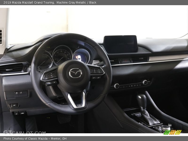 Machine Gray Metallic / Black 2019 Mazda Mazda6 Grand Touring