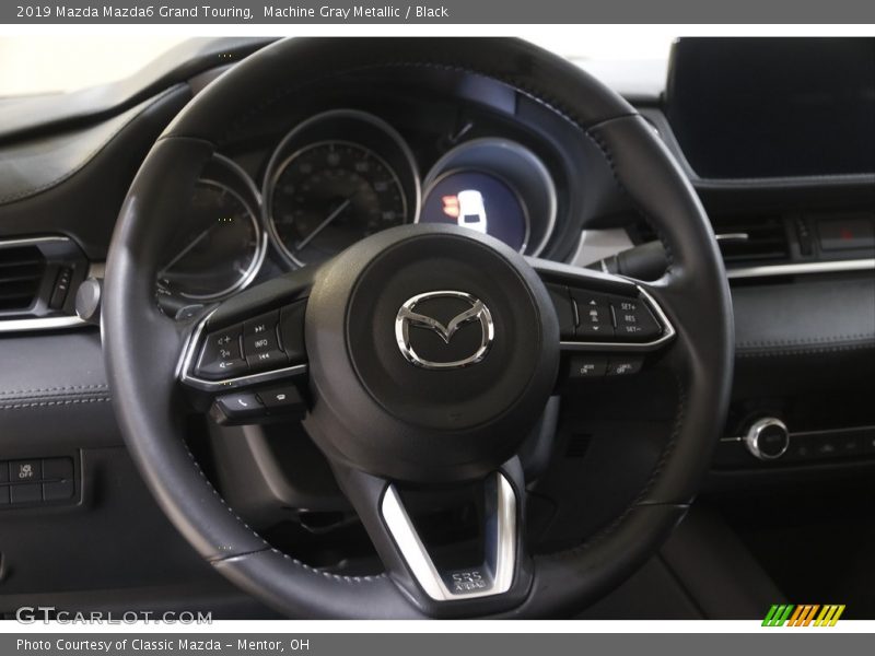 Machine Gray Metallic / Black 2019 Mazda Mazda6 Grand Touring