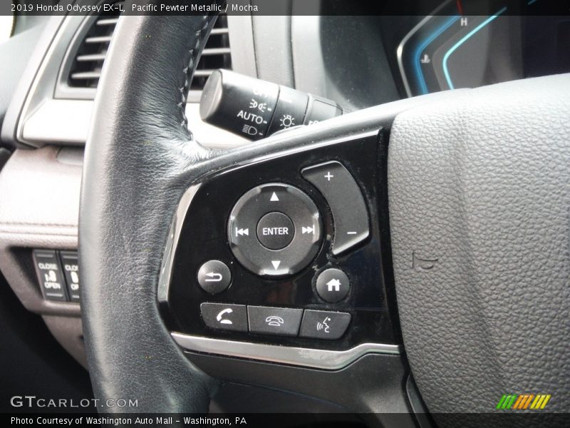 Pacific Pewter Metallic / Mocha 2019 Honda Odyssey EX-L