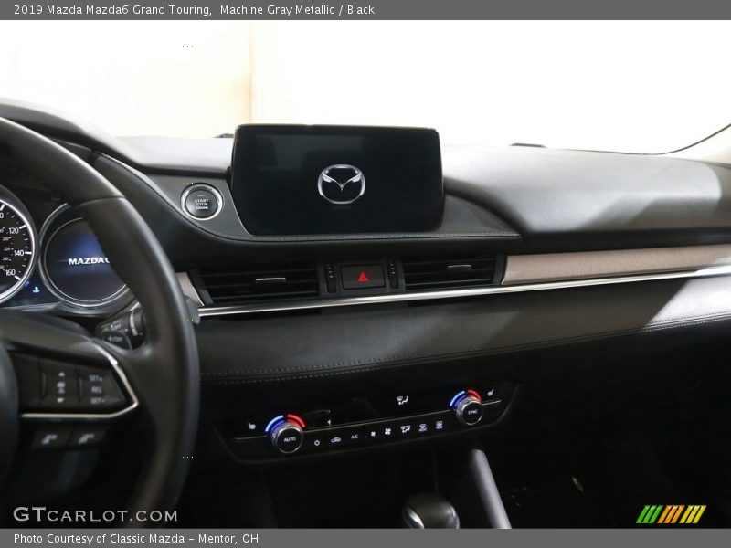 Machine Gray Metallic / Black 2019 Mazda Mazda6 Grand Touring