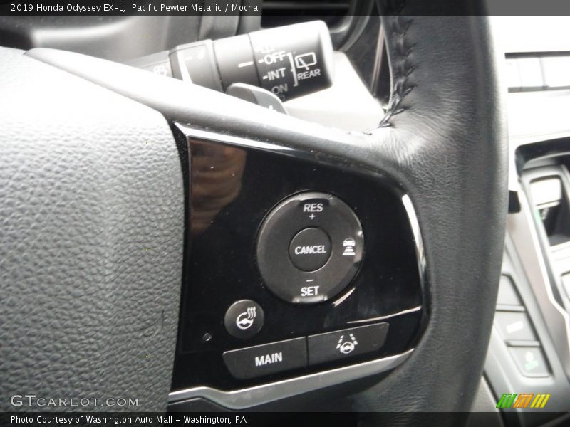 Pacific Pewter Metallic / Mocha 2019 Honda Odyssey EX-L