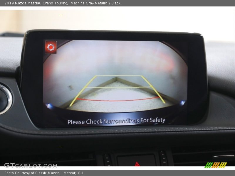 Machine Gray Metallic / Black 2019 Mazda Mazda6 Grand Touring