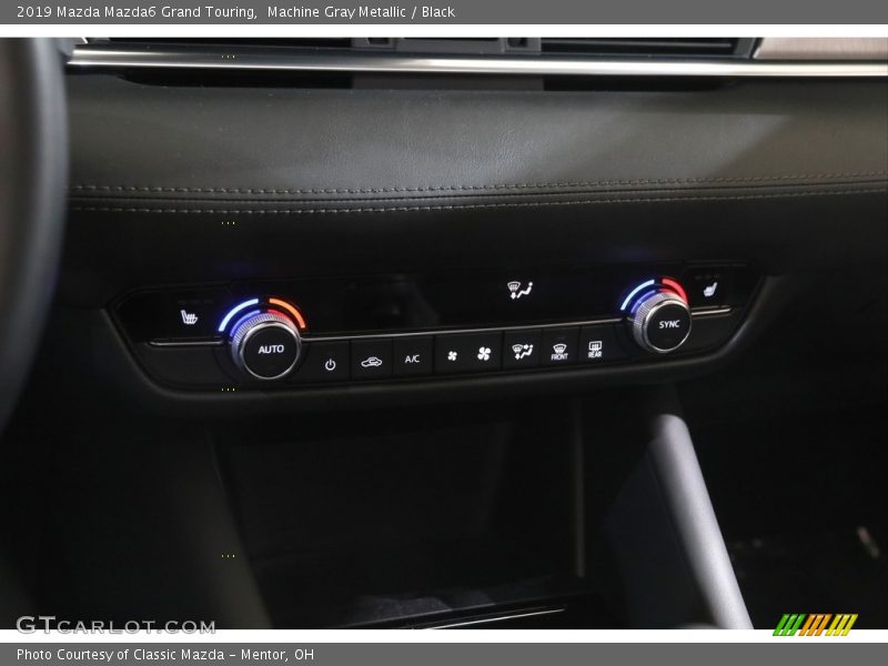 Machine Gray Metallic / Black 2019 Mazda Mazda6 Grand Touring