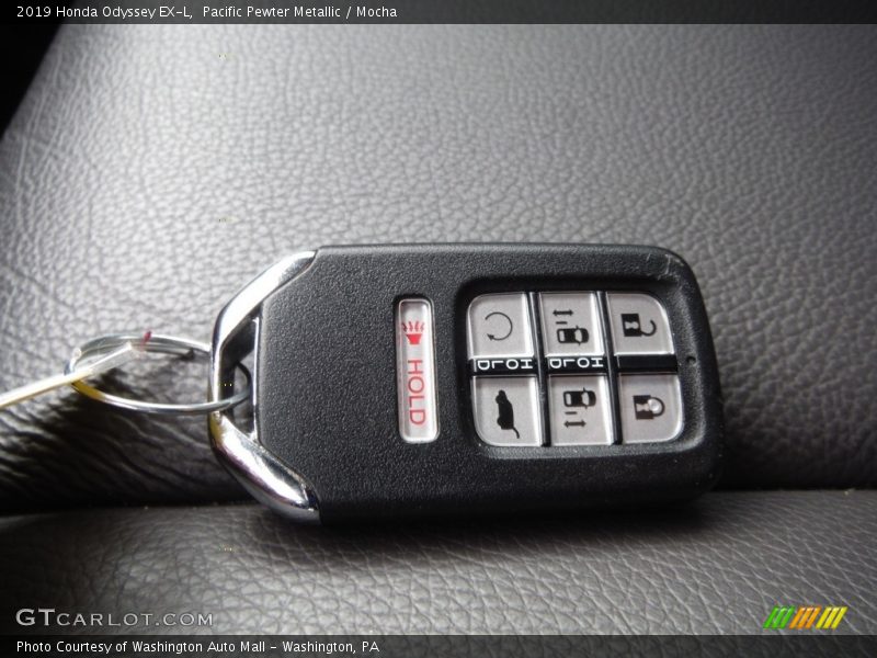 Pacific Pewter Metallic / Mocha 2019 Honda Odyssey EX-L