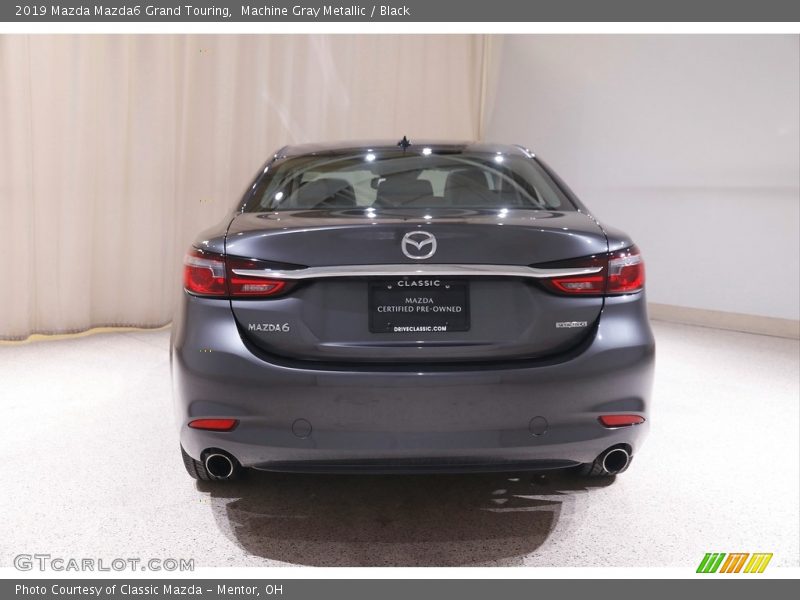 Machine Gray Metallic / Black 2019 Mazda Mazda6 Grand Touring
