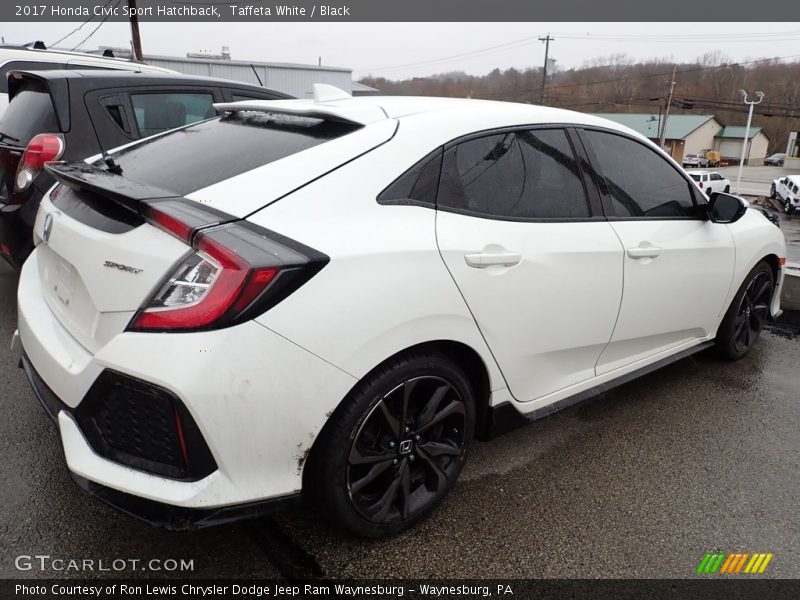 Taffeta White / Black 2017 Honda Civic Sport Hatchback