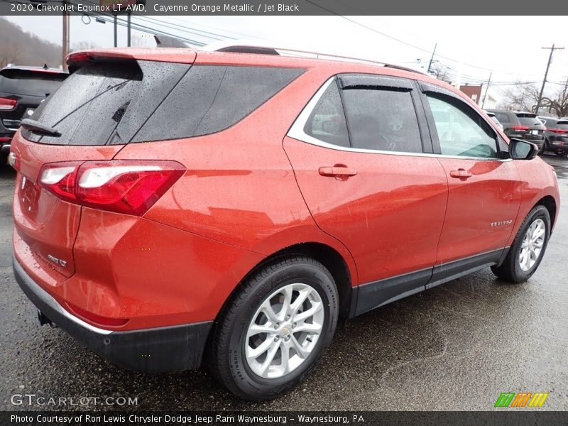 Cayenne Orange Metallic / Jet Black 2020 Chevrolet Equinox LT AWD