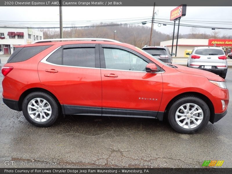 Cayenne Orange Metallic / Jet Black 2020 Chevrolet Equinox LT AWD