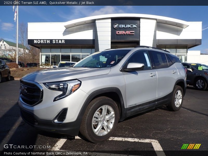 Quicksilver Metallic / Jet Black 2020 GMC Terrain SLE AWD