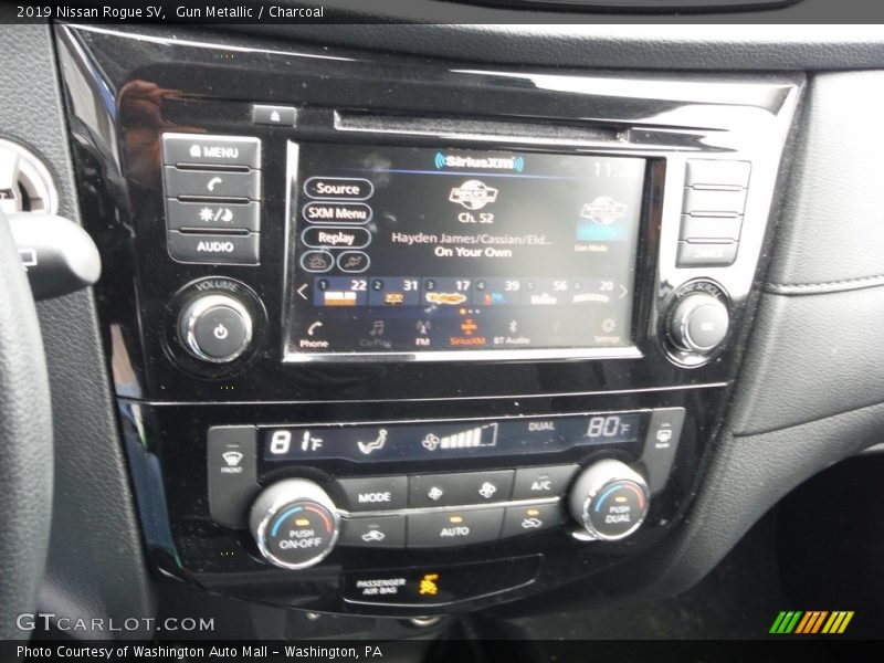 Gun Metallic / Charcoal 2019 Nissan Rogue SV