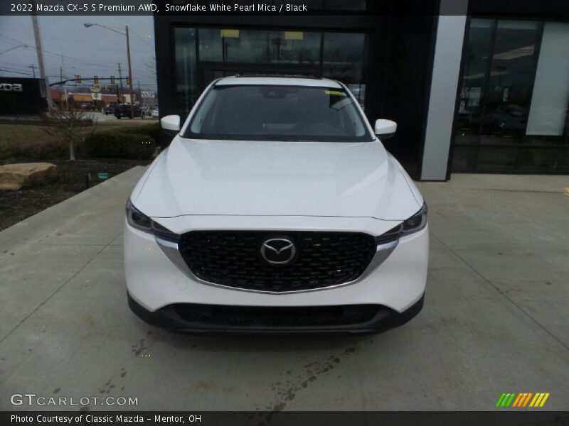 Snowflake White Pearl Mica / Black 2022 Mazda CX-5 S Premium AWD