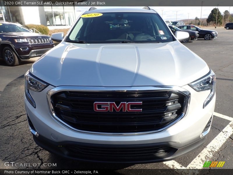 Quicksilver Metallic / Jet Black 2020 GMC Terrain SLE AWD