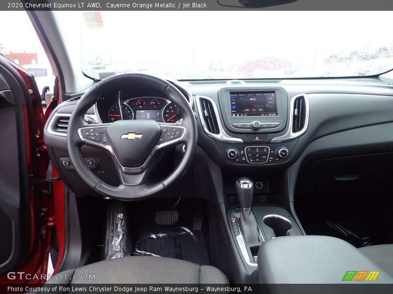 Cayenne Orange Metallic / Jet Black 2020 Chevrolet Equinox LT AWD