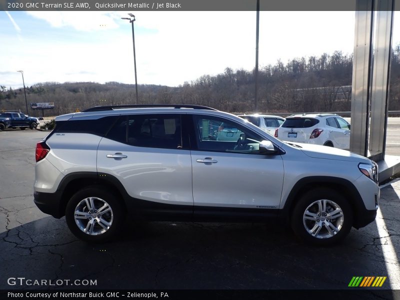 Quicksilver Metallic / Jet Black 2020 GMC Terrain SLE AWD