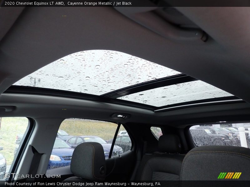 Cayenne Orange Metallic / Jet Black 2020 Chevrolet Equinox LT AWD