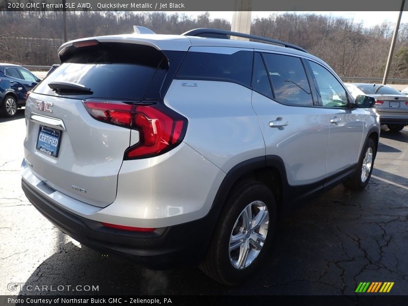 Quicksilver Metallic / Jet Black 2020 GMC Terrain SLE AWD