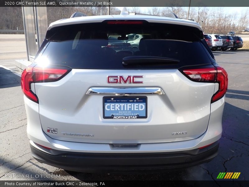 Quicksilver Metallic / Jet Black 2020 GMC Terrain SLE AWD