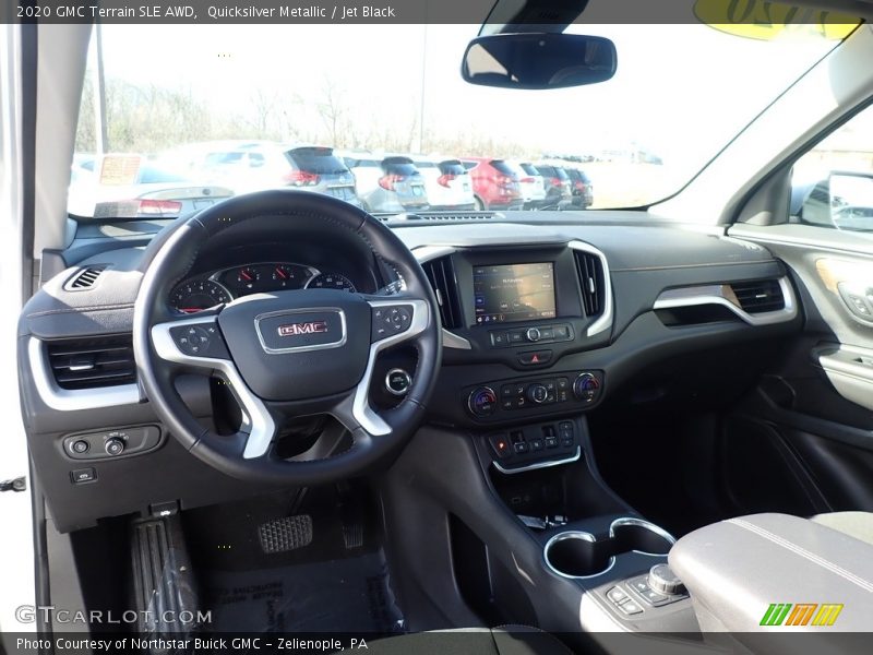 Quicksilver Metallic / Jet Black 2020 GMC Terrain SLE AWD