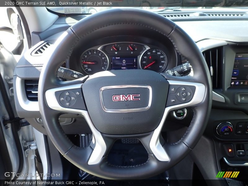 Quicksilver Metallic / Jet Black 2020 GMC Terrain SLE AWD