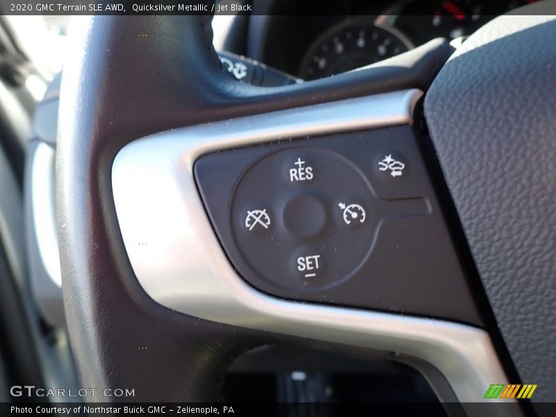 Quicksilver Metallic / Jet Black 2020 GMC Terrain SLE AWD