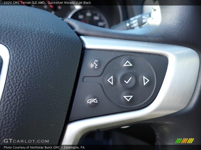 Quicksilver Metallic / Jet Black 2020 GMC Terrain SLE AWD