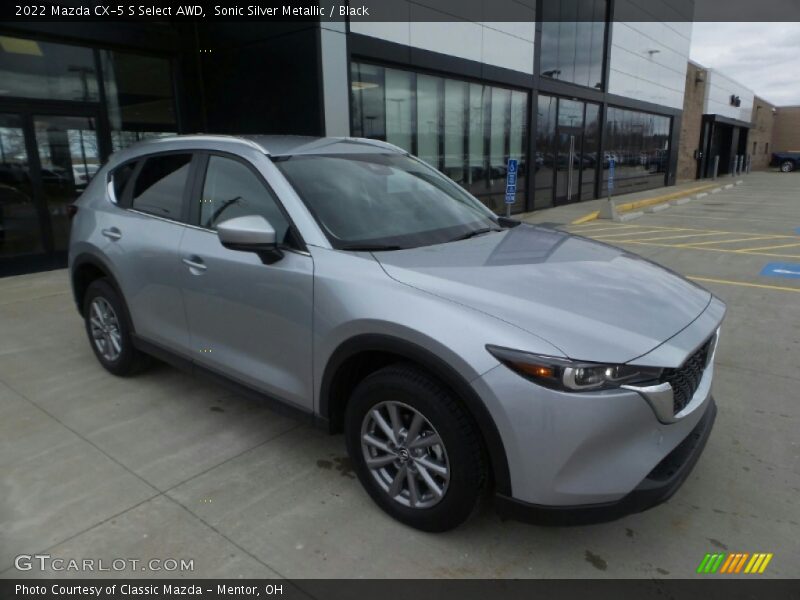 Sonic Silver Metallic / Black 2022 Mazda CX-5 S Select AWD