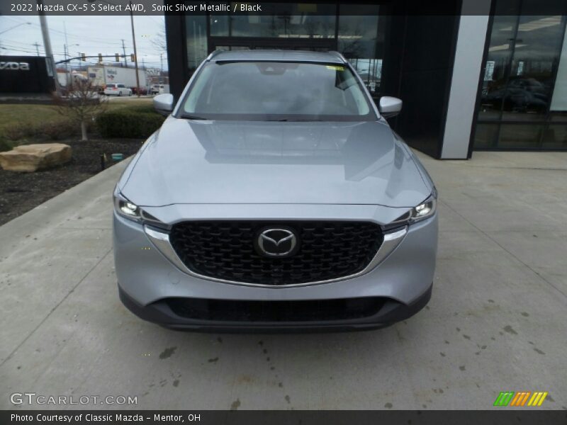 Sonic Silver Metallic / Black 2022 Mazda CX-5 S Select AWD