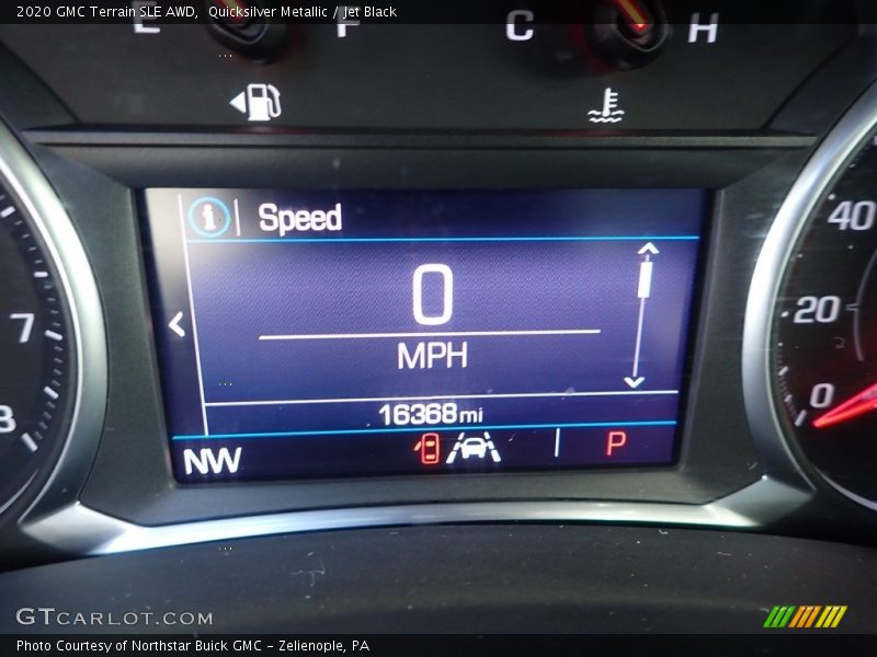 Quicksilver Metallic / Jet Black 2020 GMC Terrain SLE AWD
