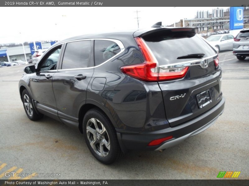 Gunmetal Metallic / Gray 2019 Honda CR-V EX AWD