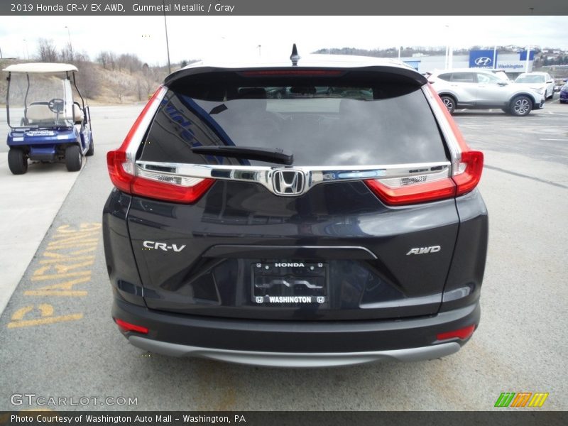 Gunmetal Metallic / Gray 2019 Honda CR-V EX AWD