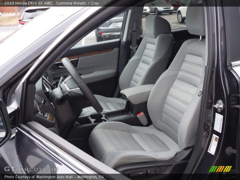 Gunmetal Metallic / Gray 2019 Honda CR-V EX AWD
