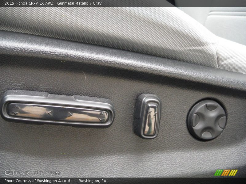 Gunmetal Metallic / Gray 2019 Honda CR-V EX AWD