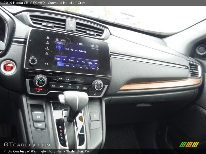 Gunmetal Metallic / Gray 2019 Honda CR-V EX AWD