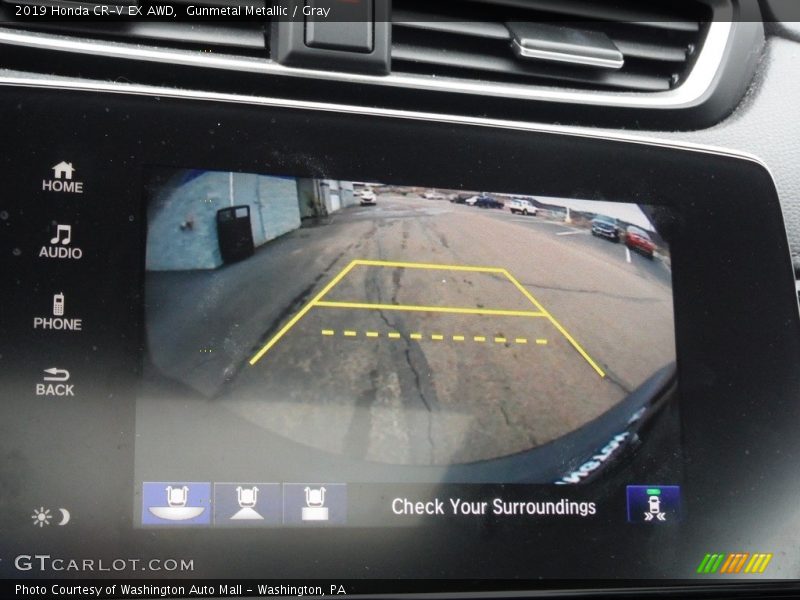 Gunmetal Metallic / Gray 2019 Honda CR-V EX AWD