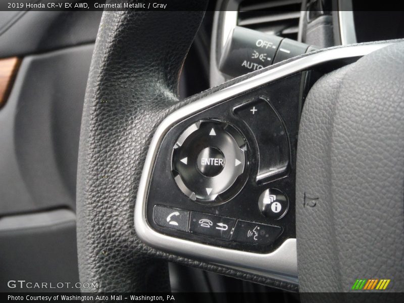 Gunmetal Metallic / Gray 2019 Honda CR-V EX AWD