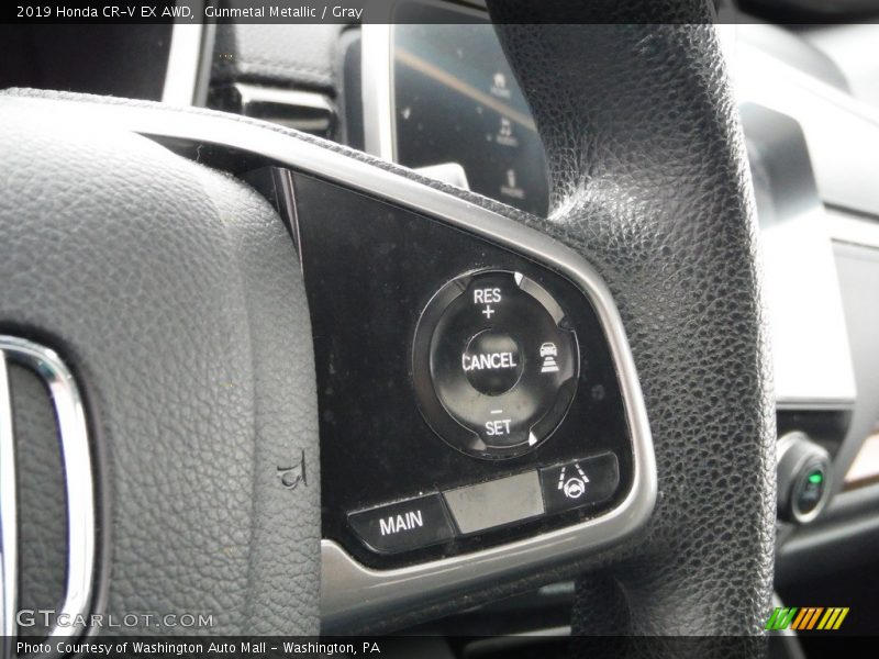 Gunmetal Metallic / Gray 2019 Honda CR-V EX AWD