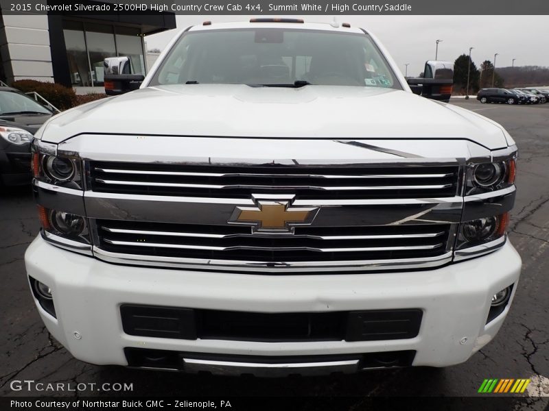 Summit White / High Country Saddle 2015 Chevrolet Silverado 2500HD High Country Crew Cab 4x4