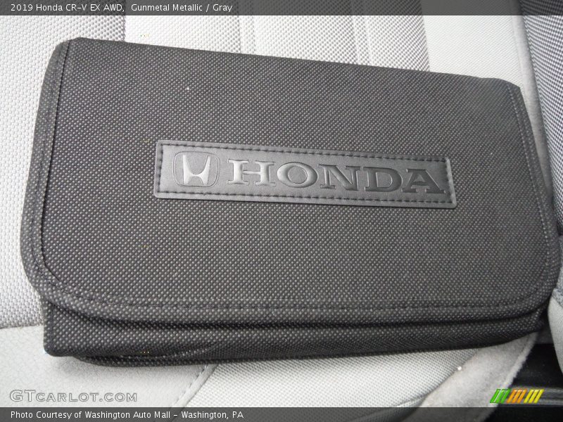 Gunmetal Metallic / Gray 2019 Honda CR-V EX AWD