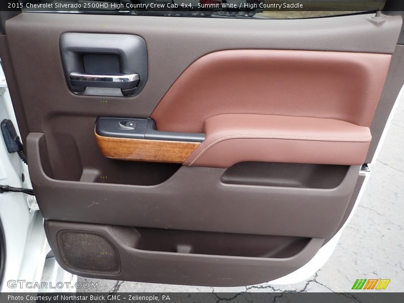 Door Panel of 2015 Silverado 2500HD High Country Crew Cab 4x4