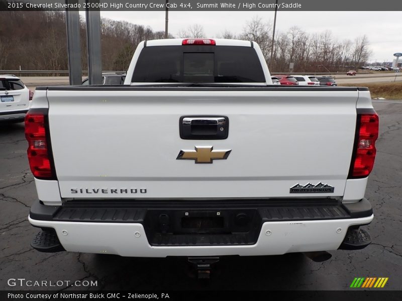 Summit White / High Country Saddle 2015 Chevrolet Silverado 2500HD High Country Crew Cab 4x4