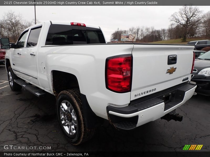 Summit White / High Country Saddle 2015 Chevrolet Silverado 2500HD High Country Crew Cab 4x4