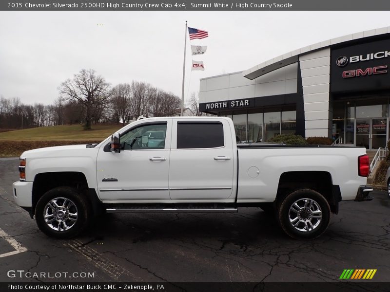 Summit White / High Country Saddle 2015 Chevrolet Silverado 2500HD High Country Crew Cab 4x4
