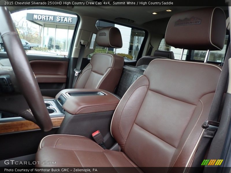 Front Seat of 2015 Silverado 2500HD High Country Crew Cab 4x4