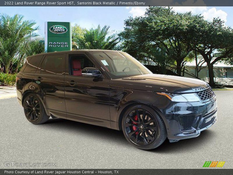 Santorini Black Metallic / Pimento/Ebony 2022 Land Rover Range Rover Sport HST