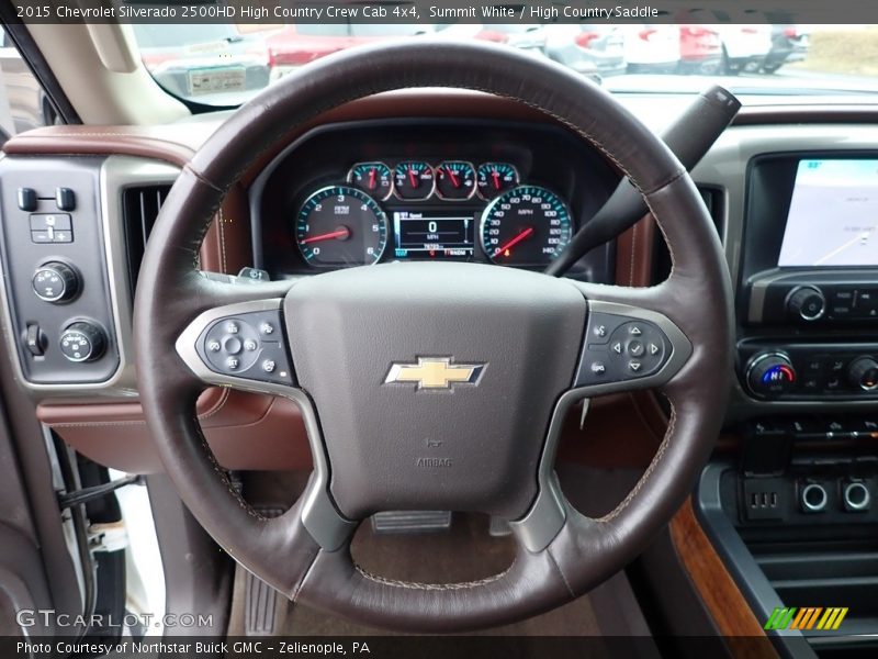  2015 Silverado 2500HD High Country Crew Cab 4x4 Steering Wheel